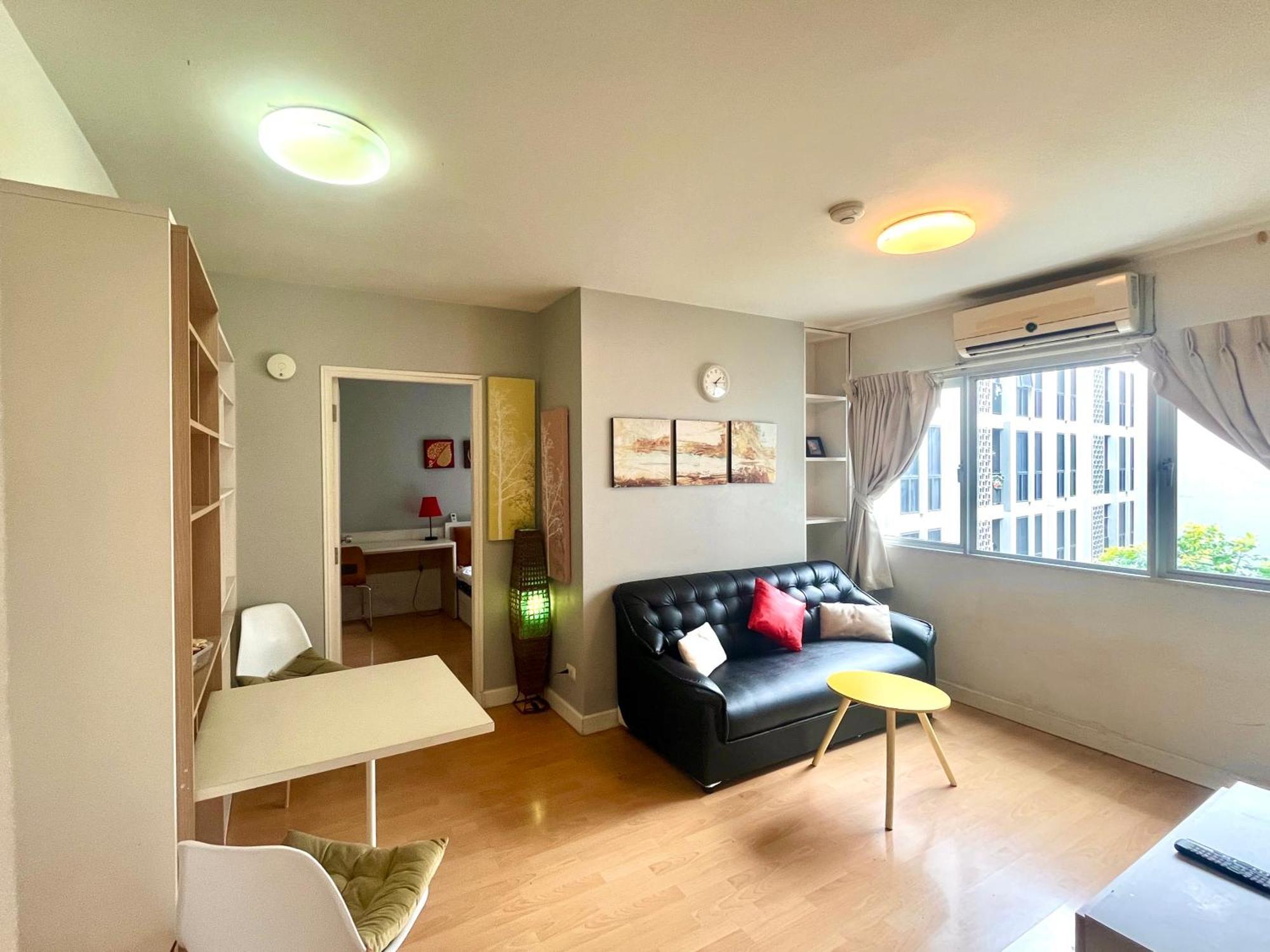 1Br Condo 5 Min To Bts 1000Mbps Fiber Wi-Fi Bangkok Dış mekan fotoğraf